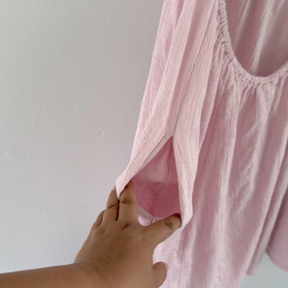 Elegant Pink Sleeveless Dress - Picture 5 of 7